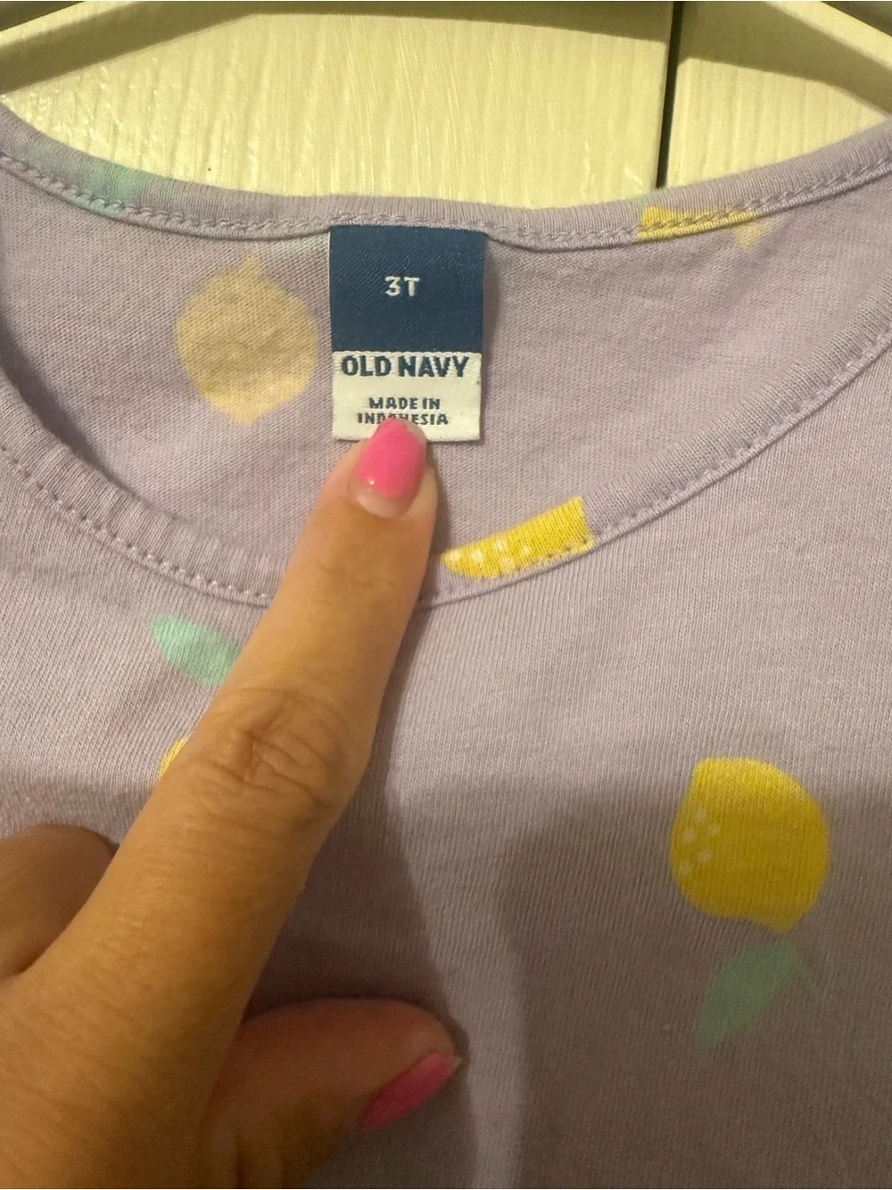 Old Navy soft lavender